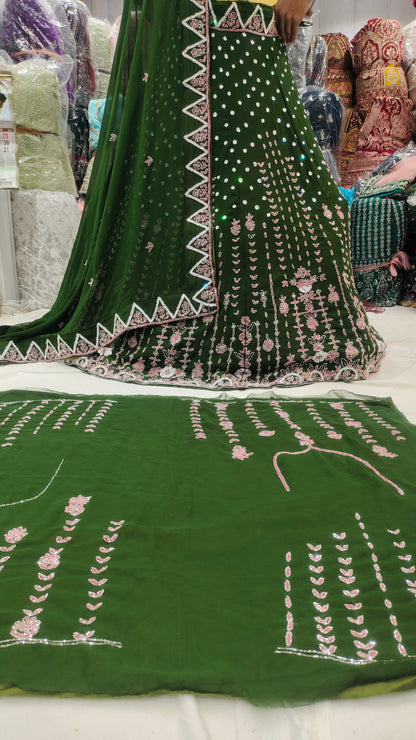 Mehendi Lehenga