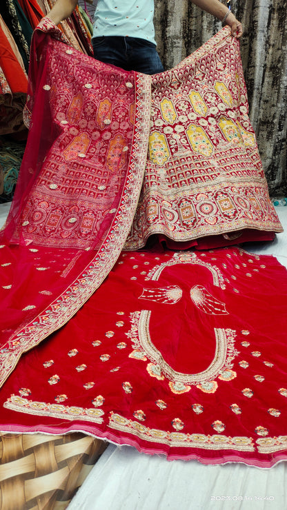 Lovely Red LEHENGA