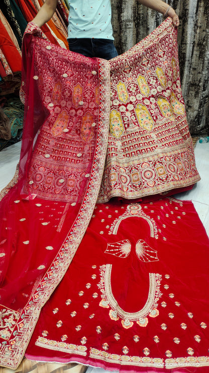 Lovely Red LEHENGA