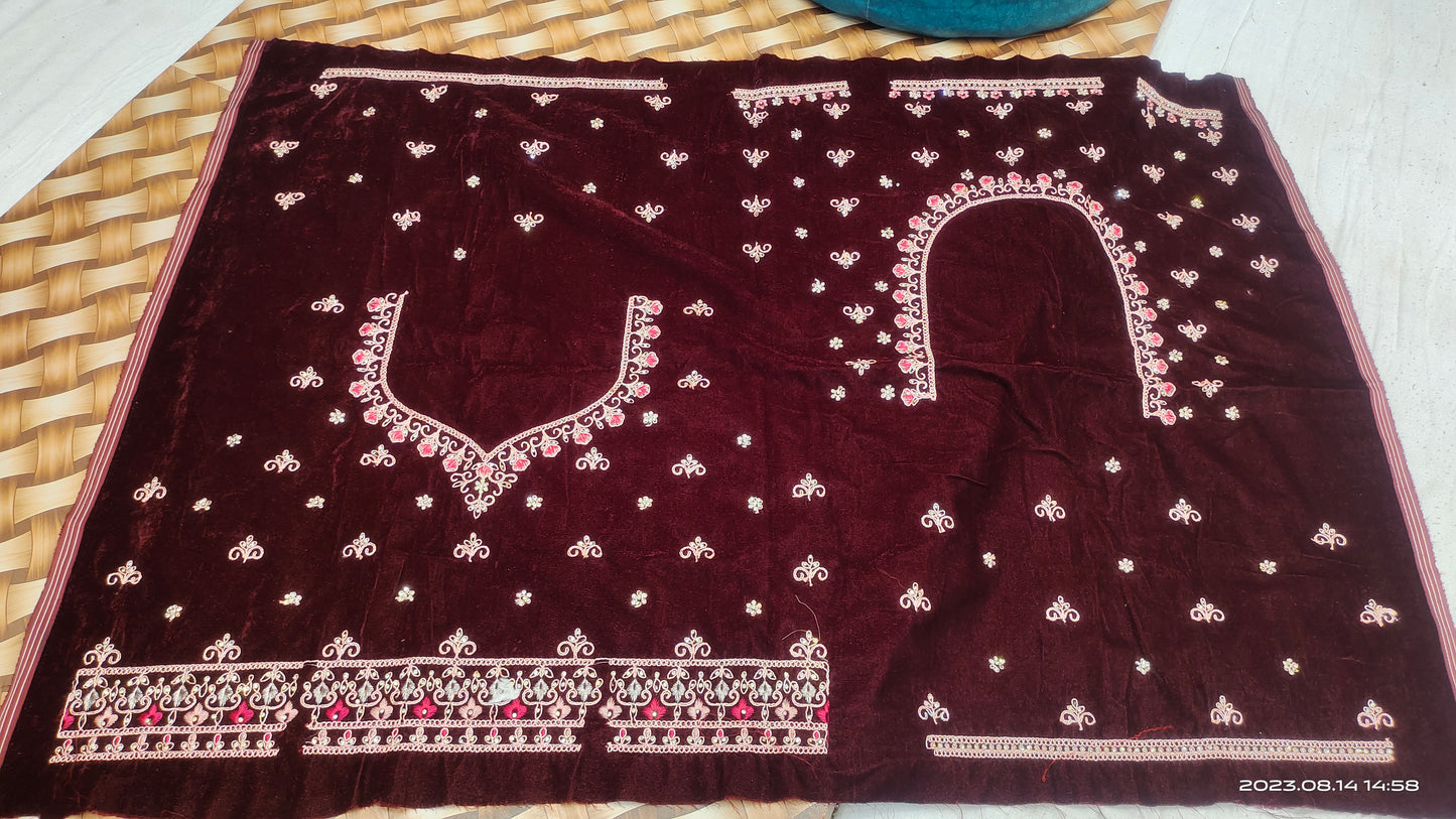 Maroon Bridal  LEHENGA