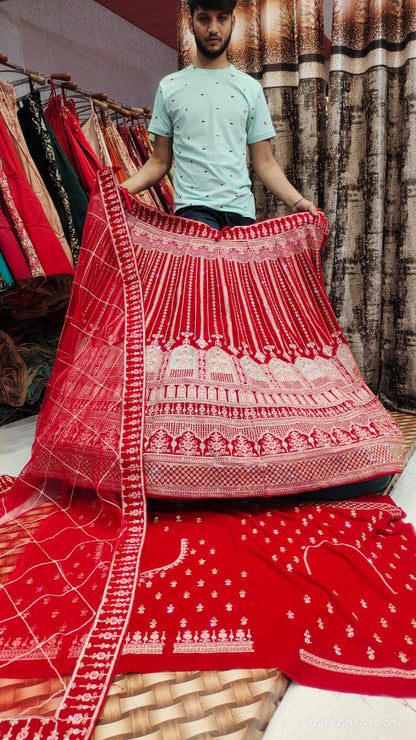 Red Bridal LEHENGA