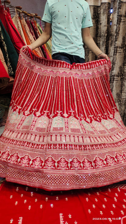 Red Bridal LEHENGA