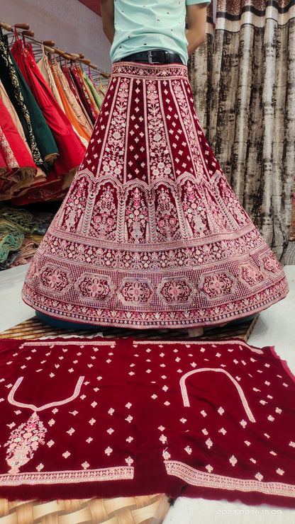 Red Bridal LEHENGA