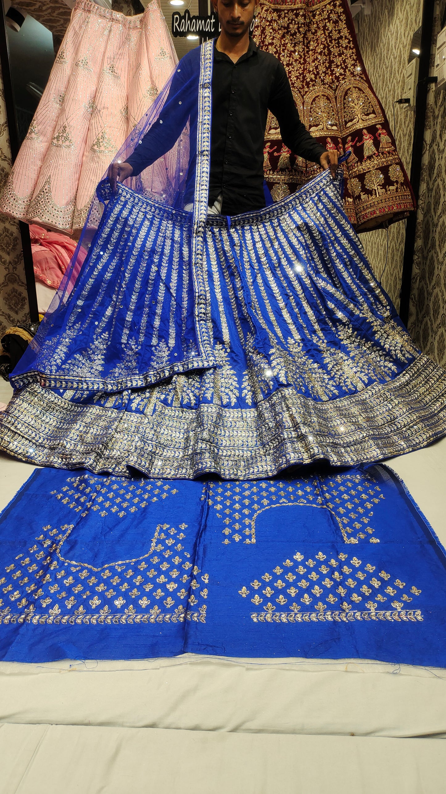 Blue LEHENGA