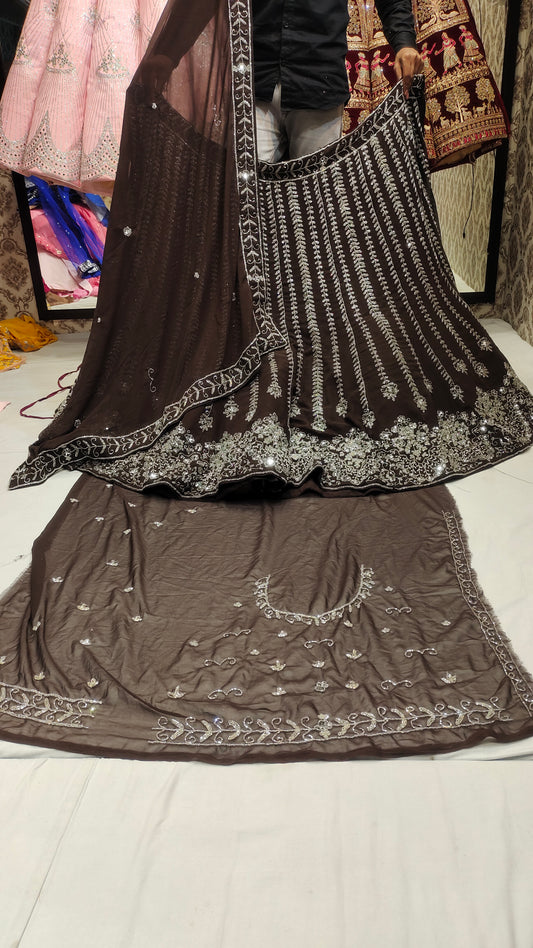 Z Black LEHENGA