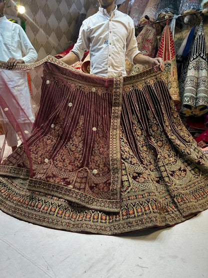 Lehenga de diseño real