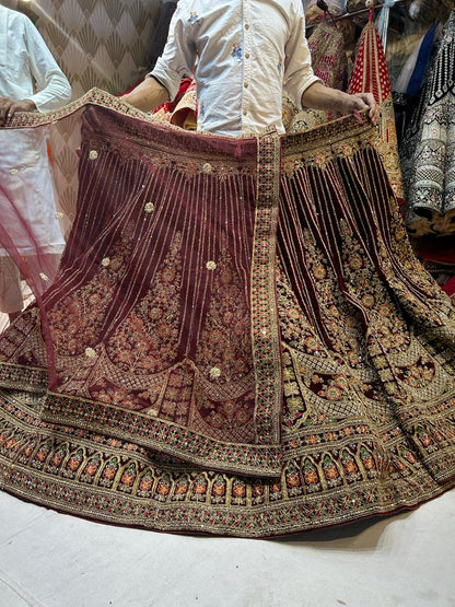 Lehenga de diseño real