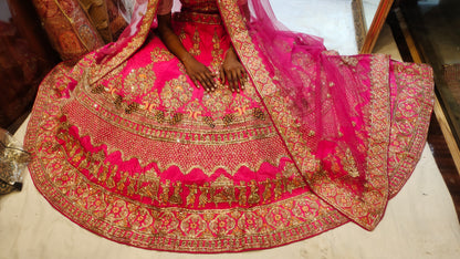 WOW Rani pink LEHENGA