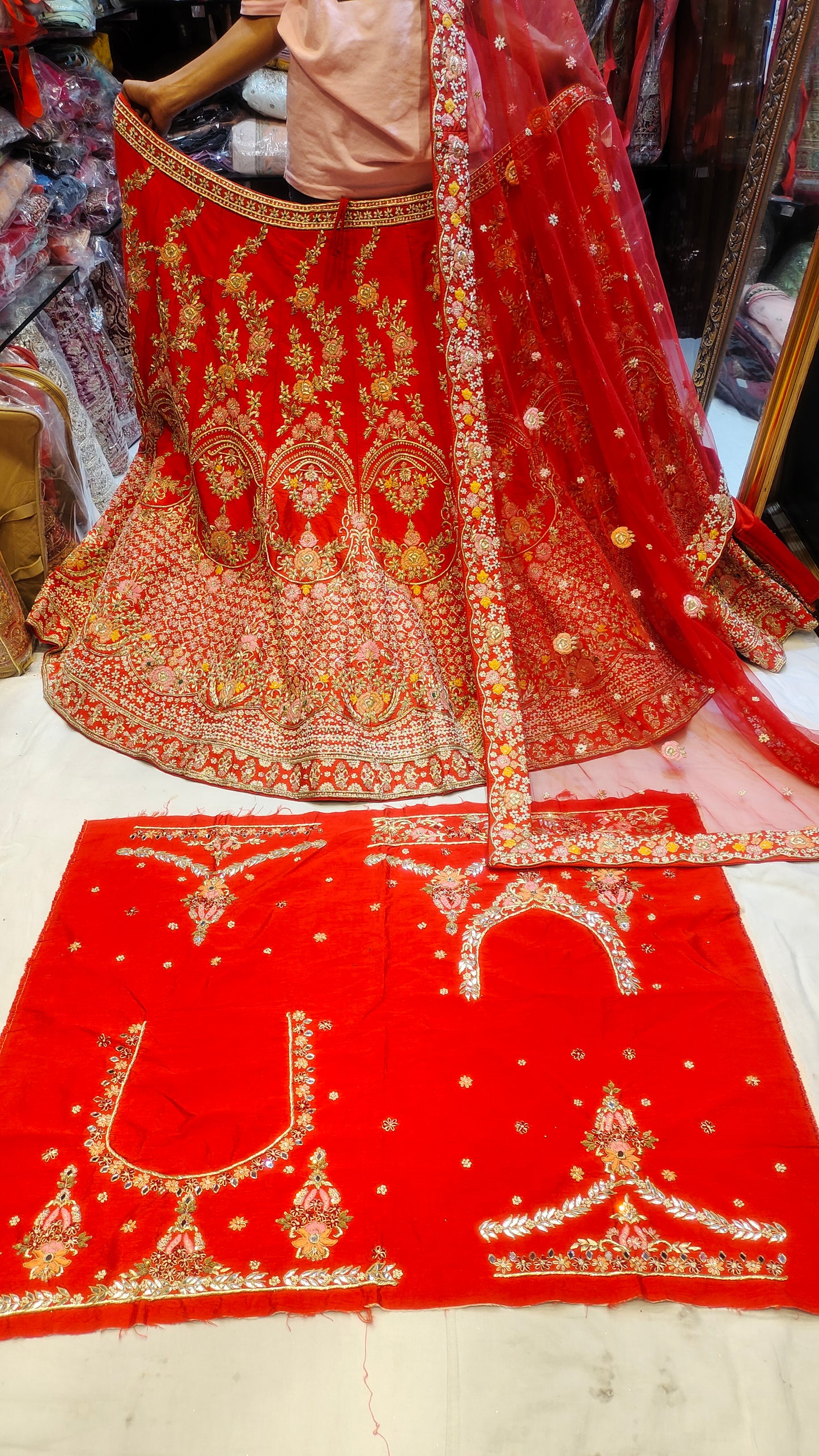 Amazing red LEHENGA