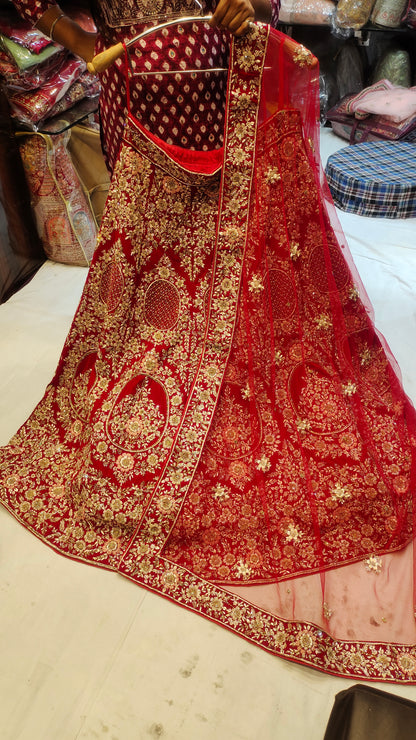 RED Bridal LEHENGA