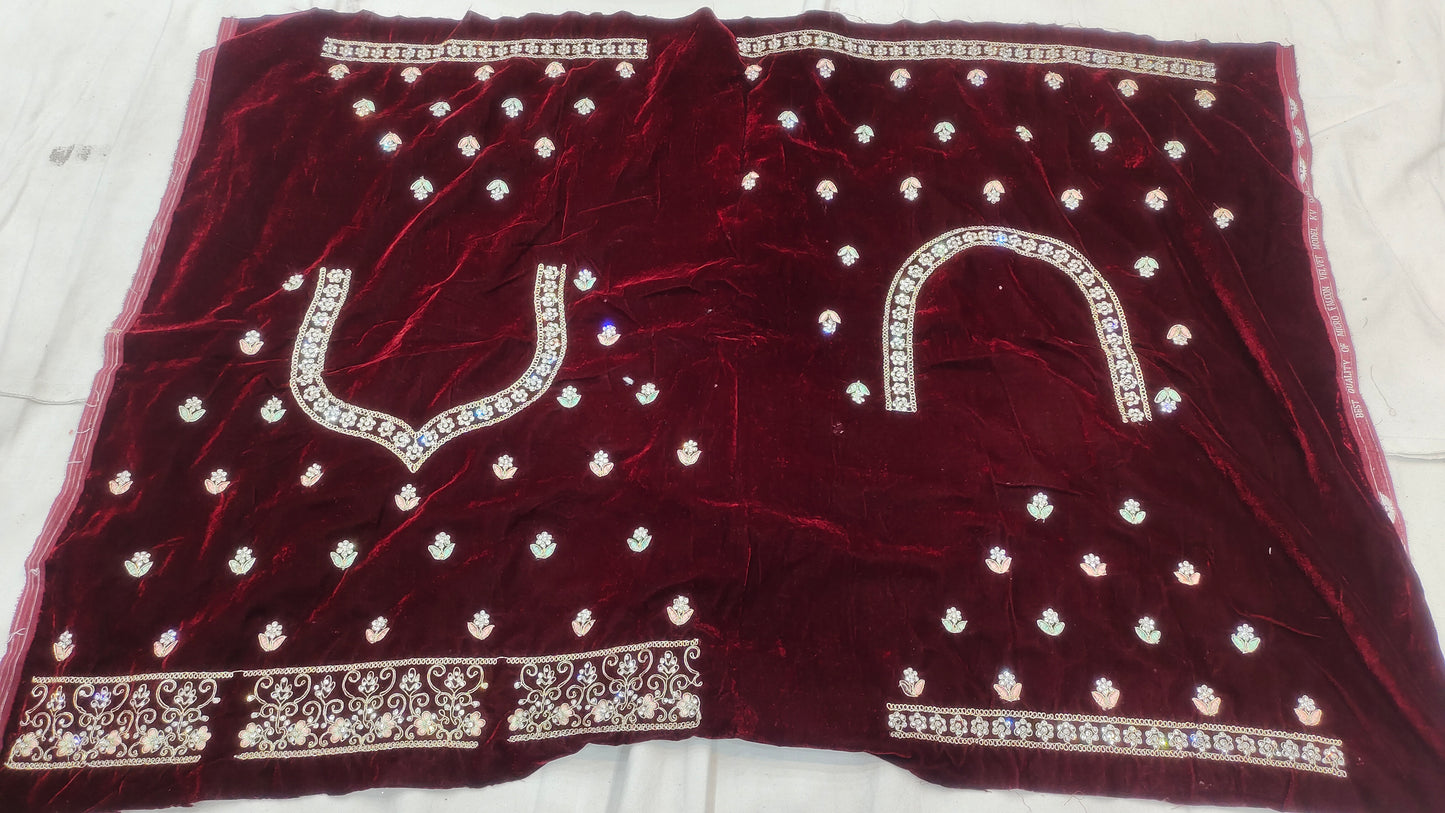 Lovely maroon Bridal LEHENGA