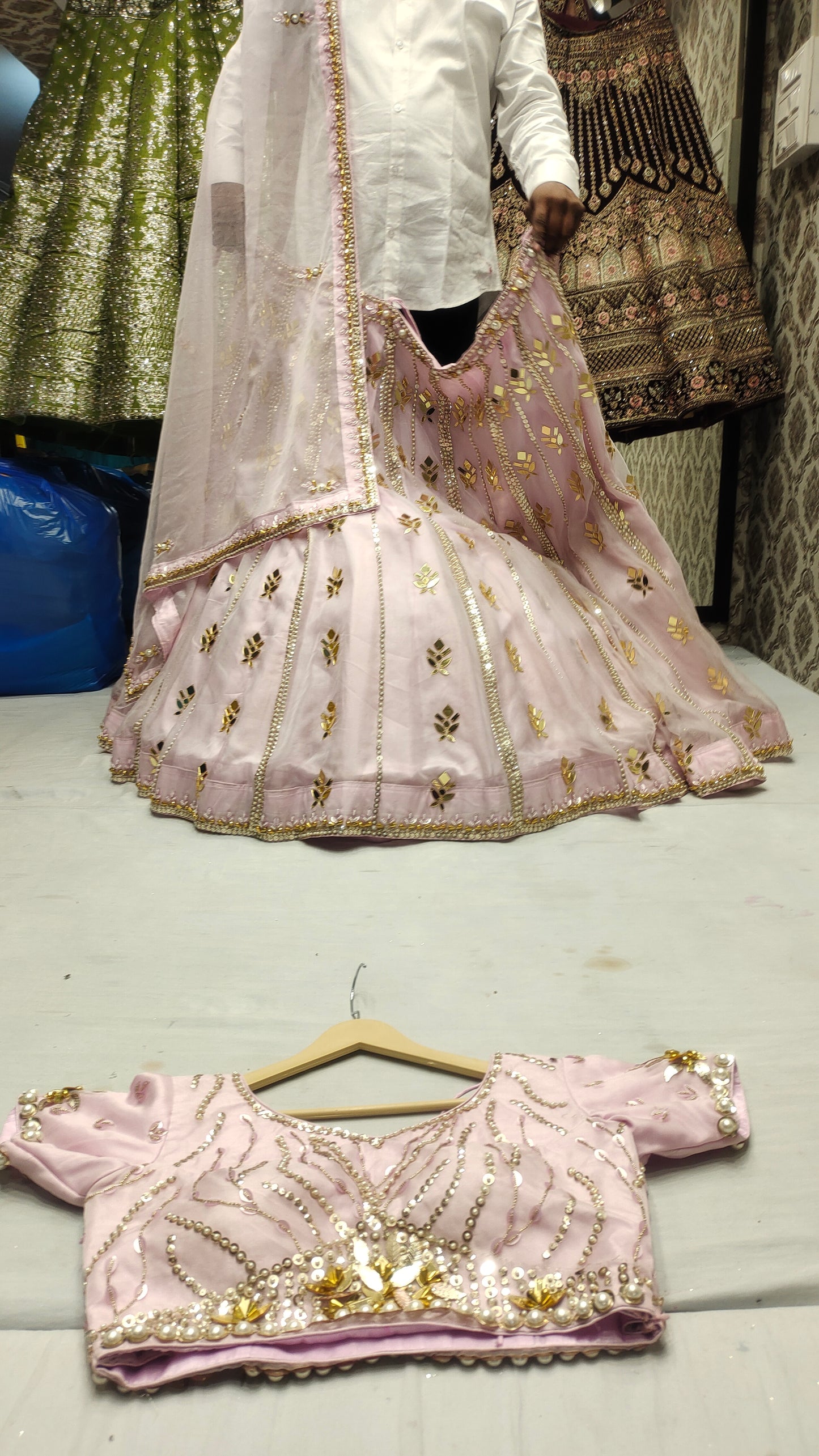 Baby Pink LEHENGA