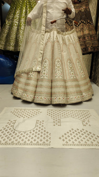 White Ball Lehenga