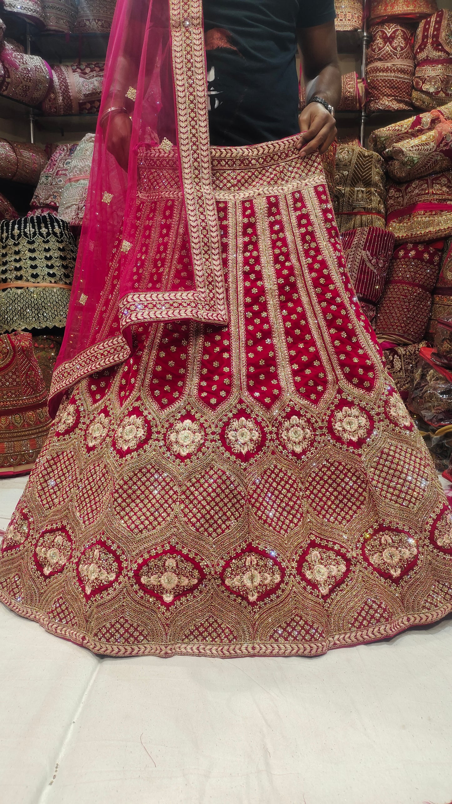 Beautiful red Bridal Lehenga