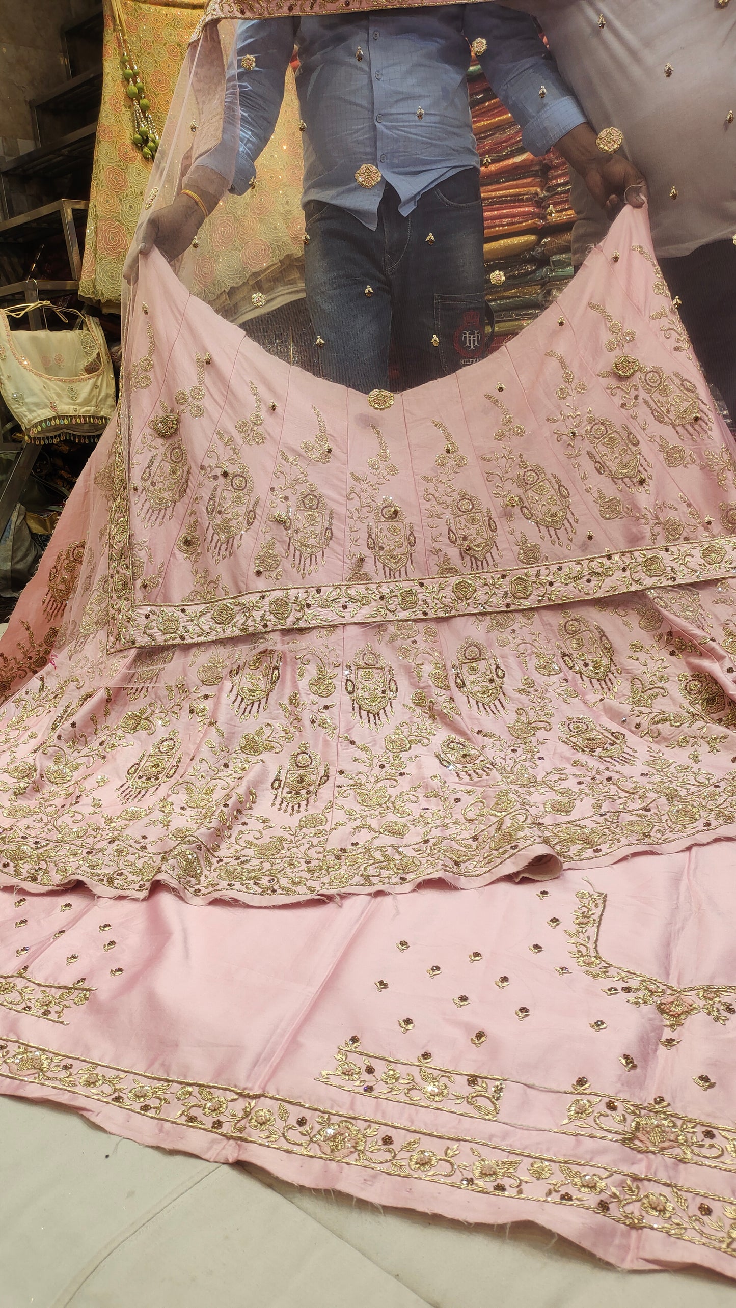 Baby pink Handwork Amazing Lehenga