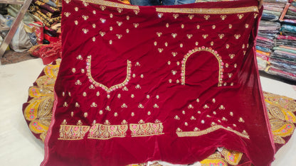 Cut work Bridal royal Lehenga