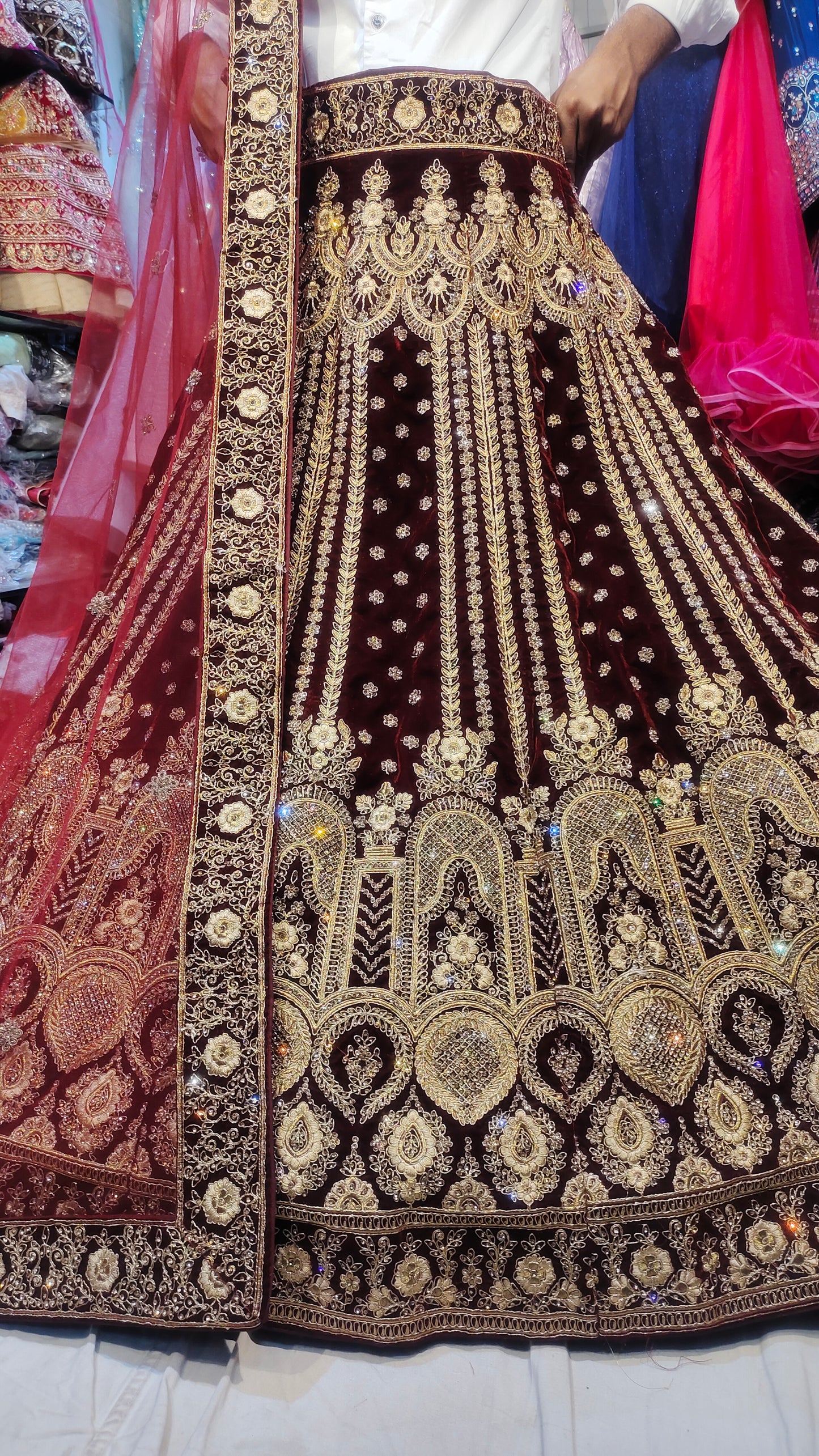 Lovely maroon Lehenga