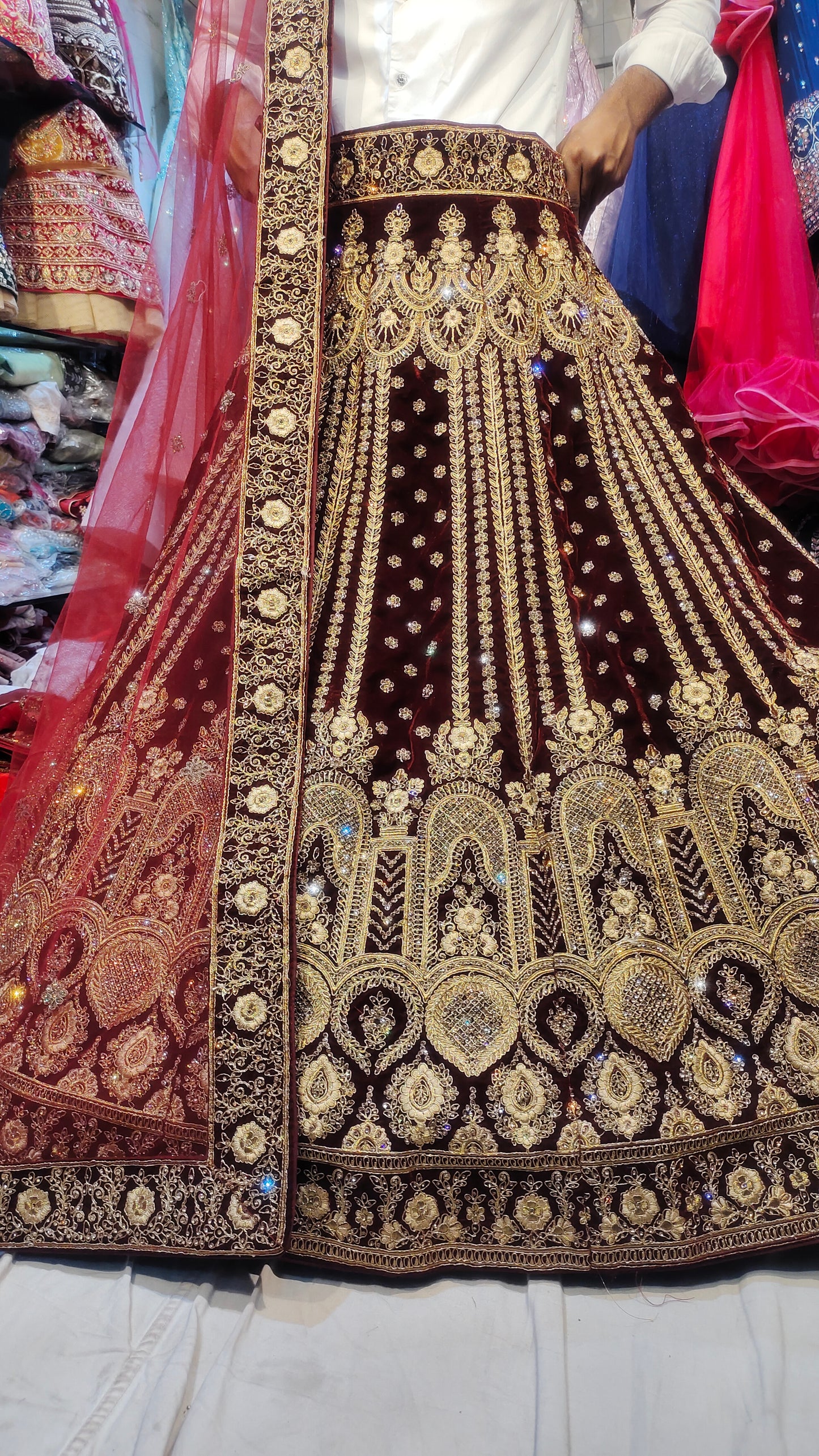 Lovely maroon Lehenga