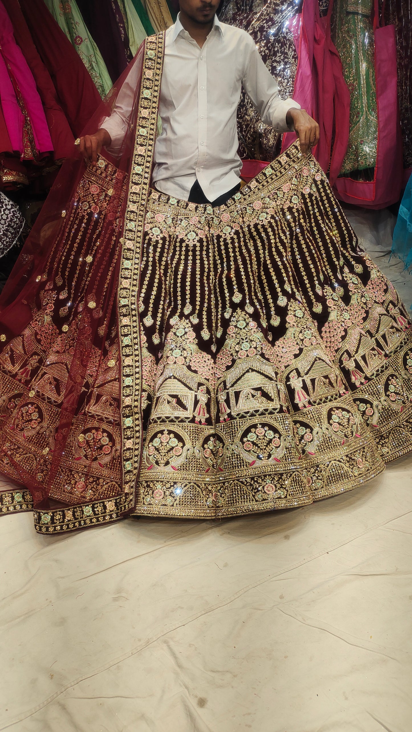 Doli Barat Jhumka LEHENGA