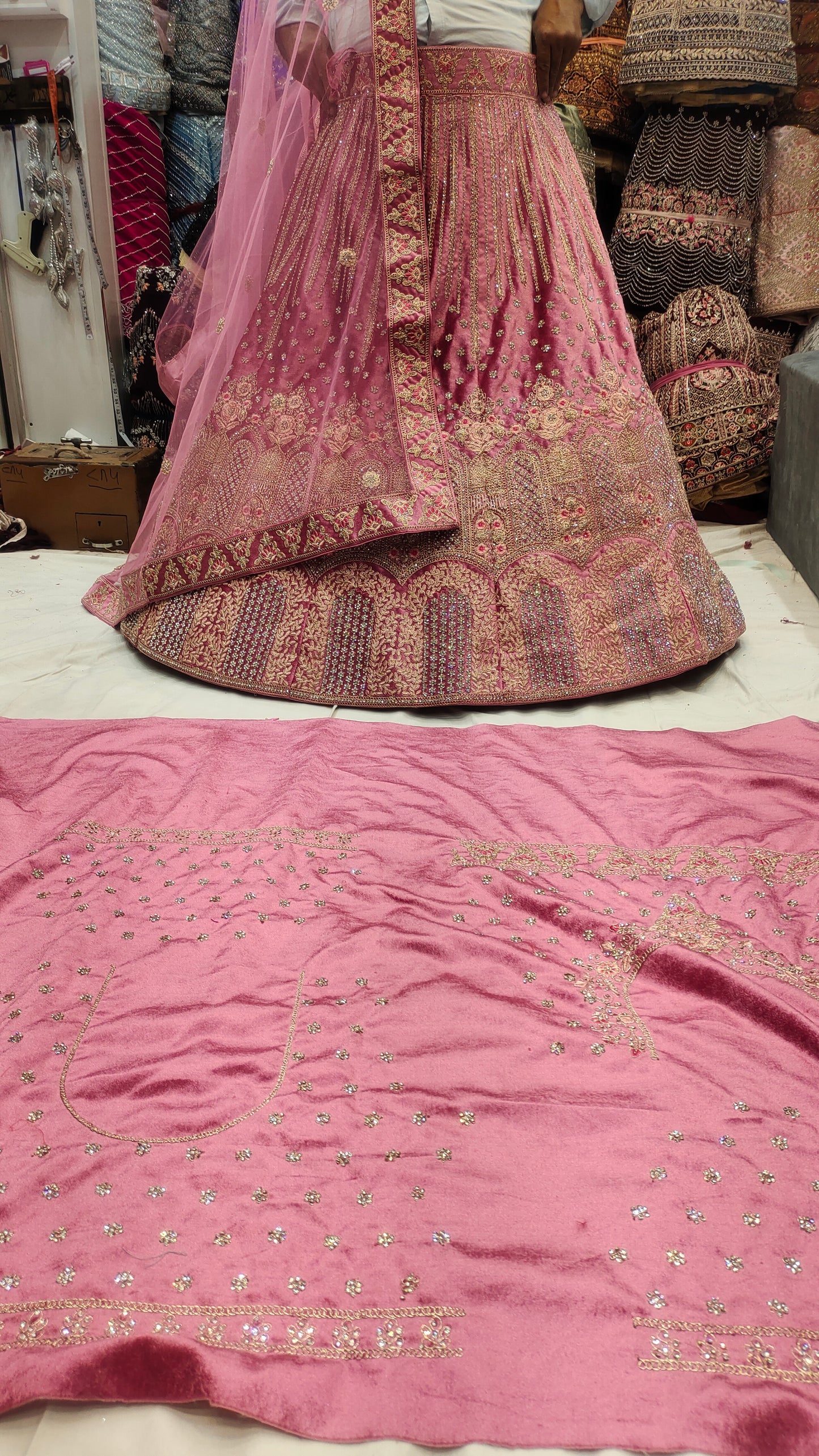 Pink ponk Lehenga