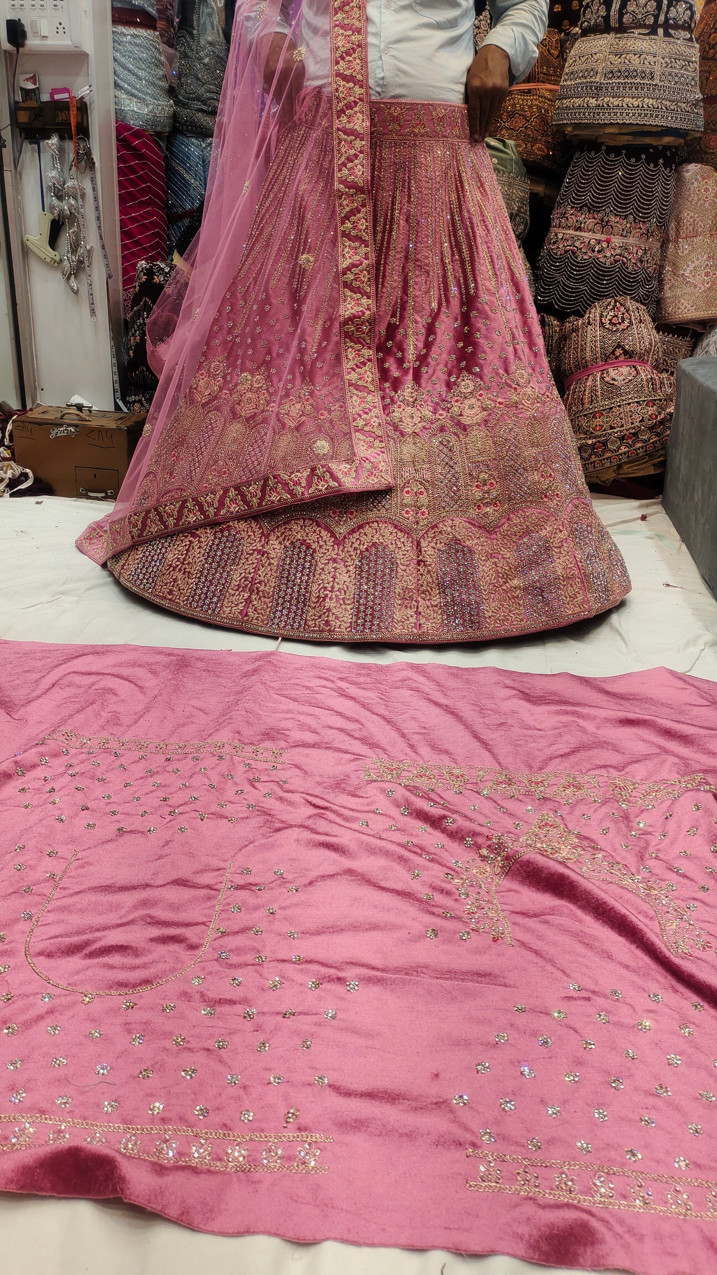 Pink ponk Lehenga