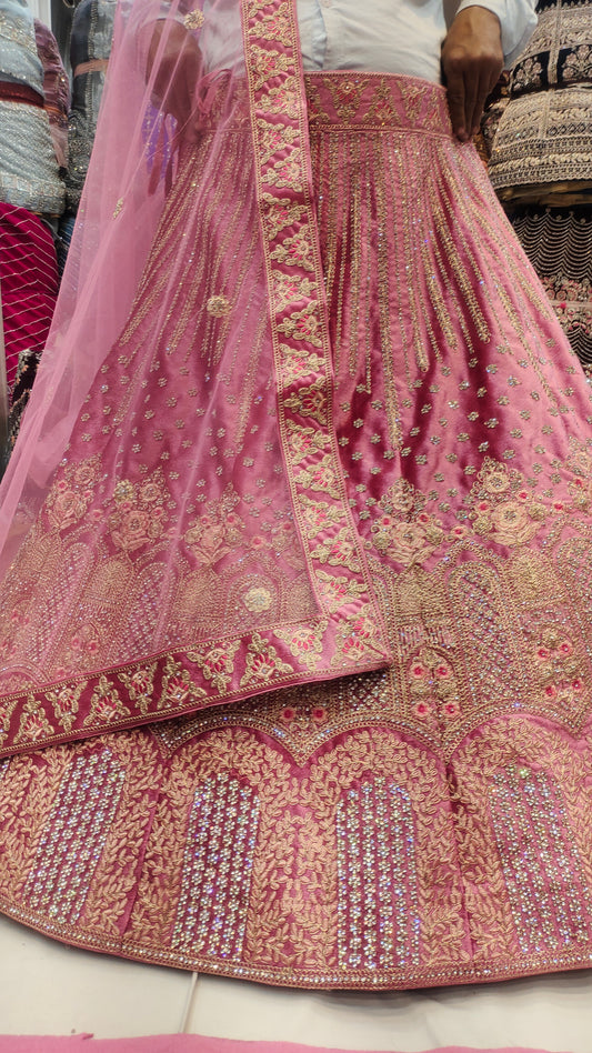 Pink ponk Lehenga