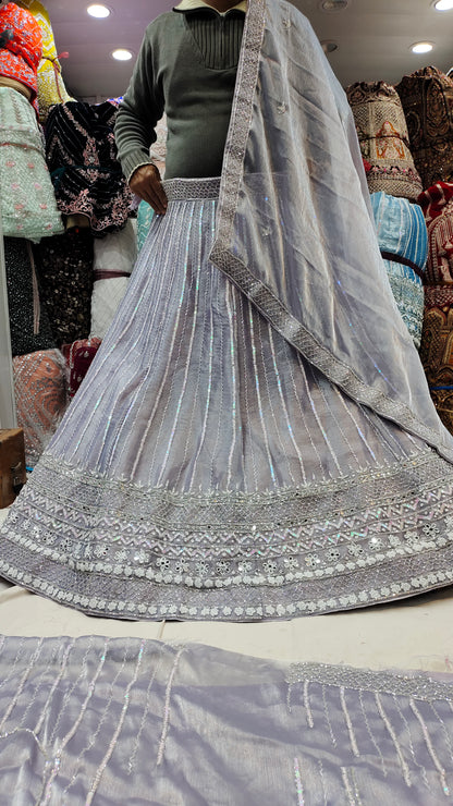 Girlish budget light purple Lehenga💖