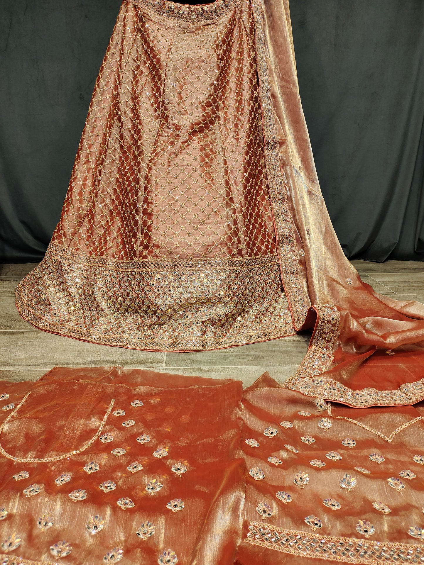 Stylish Golden Lehenga