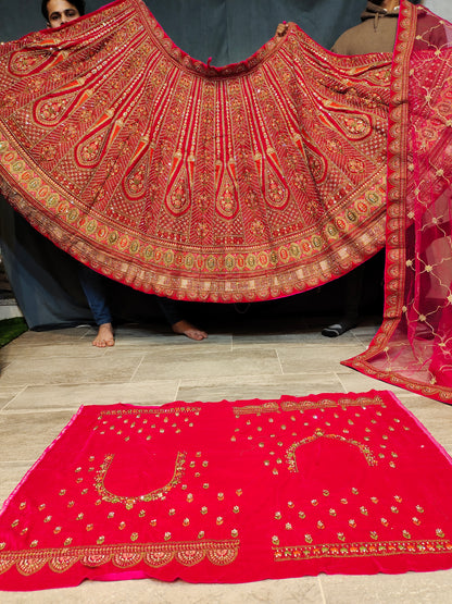 Astonishing red Lehenga