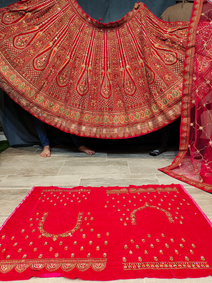 Astonishing red Lehenga