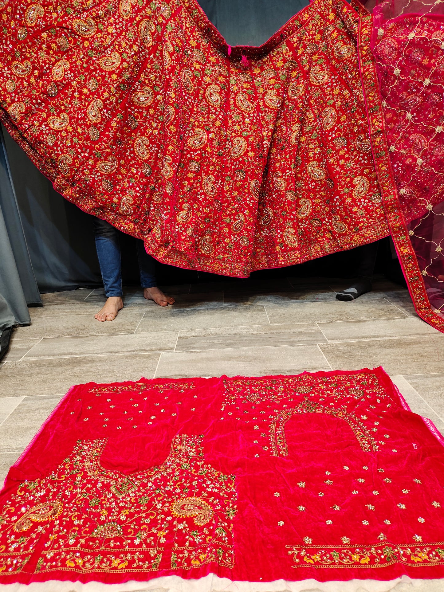 Astonishing red Lehenga