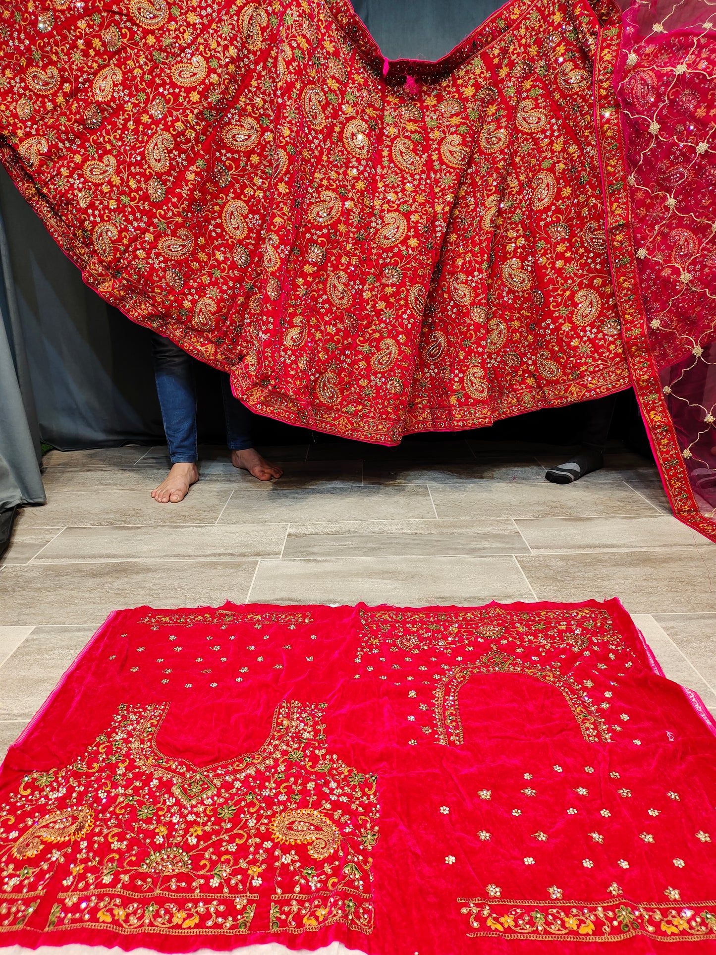 Astonishing red Lehenga