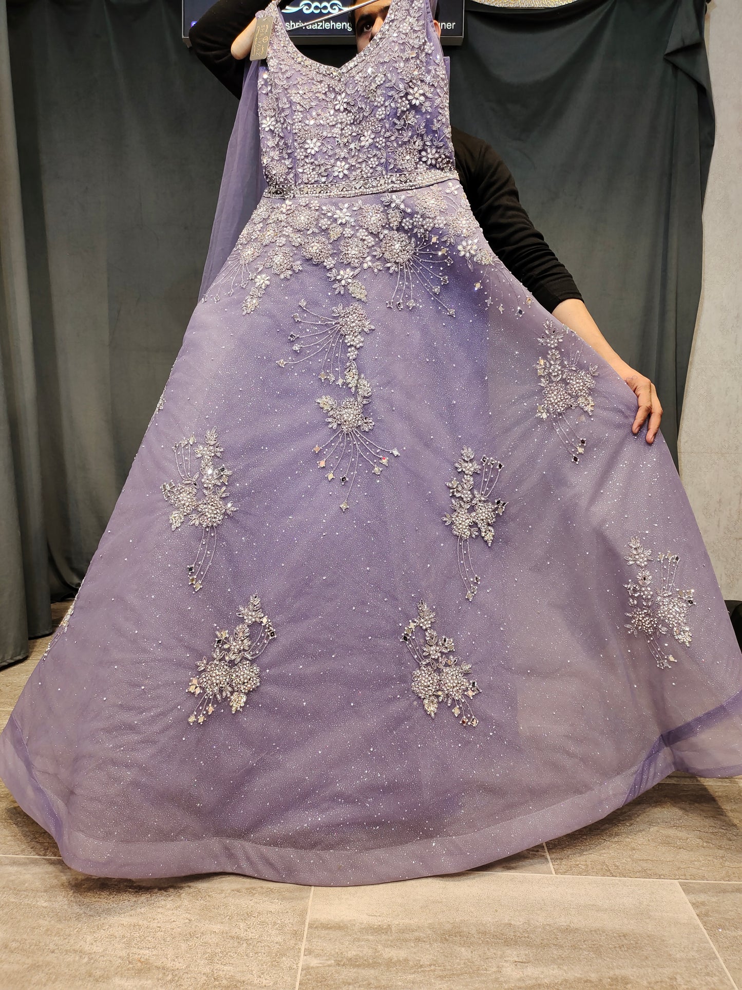 Fabulous pink purple violet gown