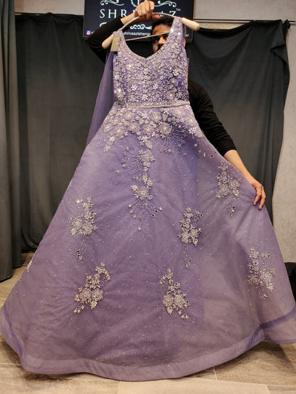 Fabulous pink purple violet gown