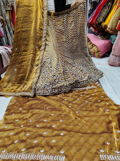 Fabulous yellow haldi Lehenga