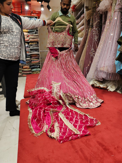 Awesome Red Lehenga