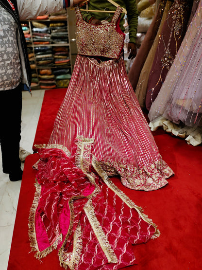 Awesome Red Lehenga