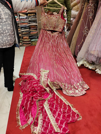 Awesome Red Lehenga