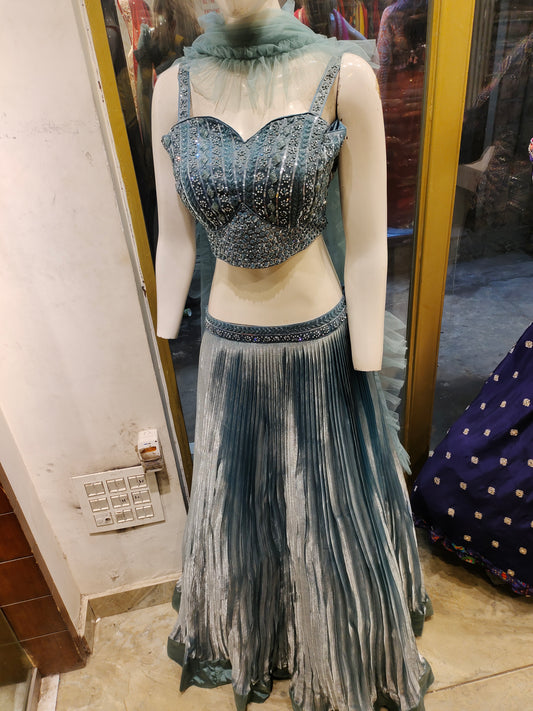 Awesome Blue lehenga