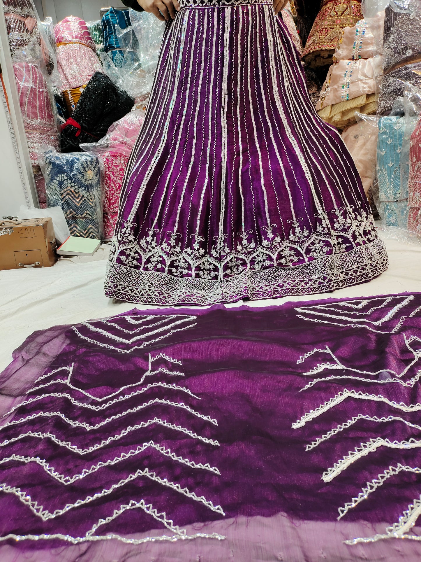 Fantastic purple lehenga