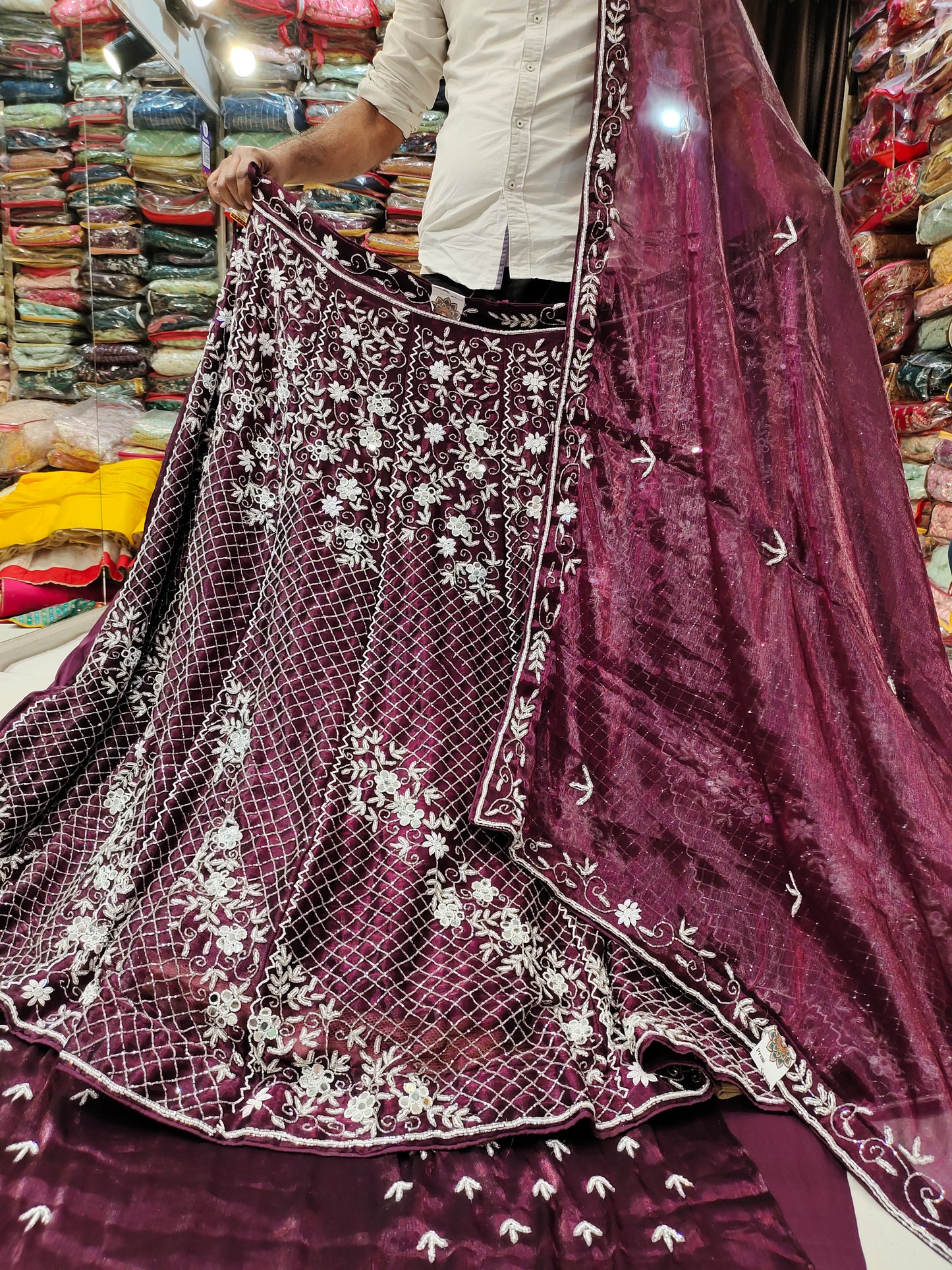 Fantastic Purple violet lehenga