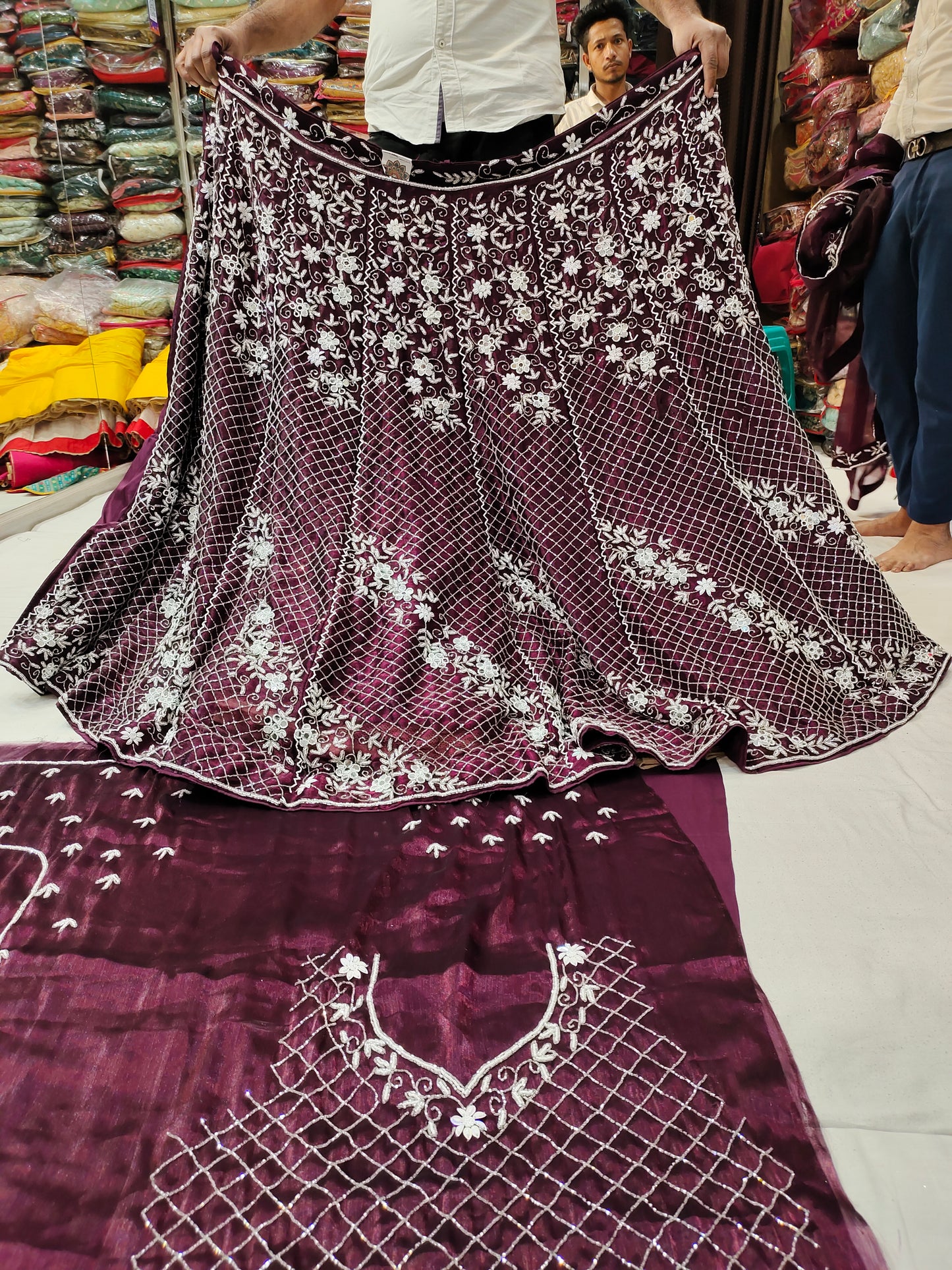 Fantastic Purple violet lehenga