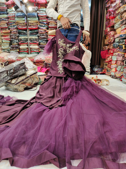 Stunning purple  Gown