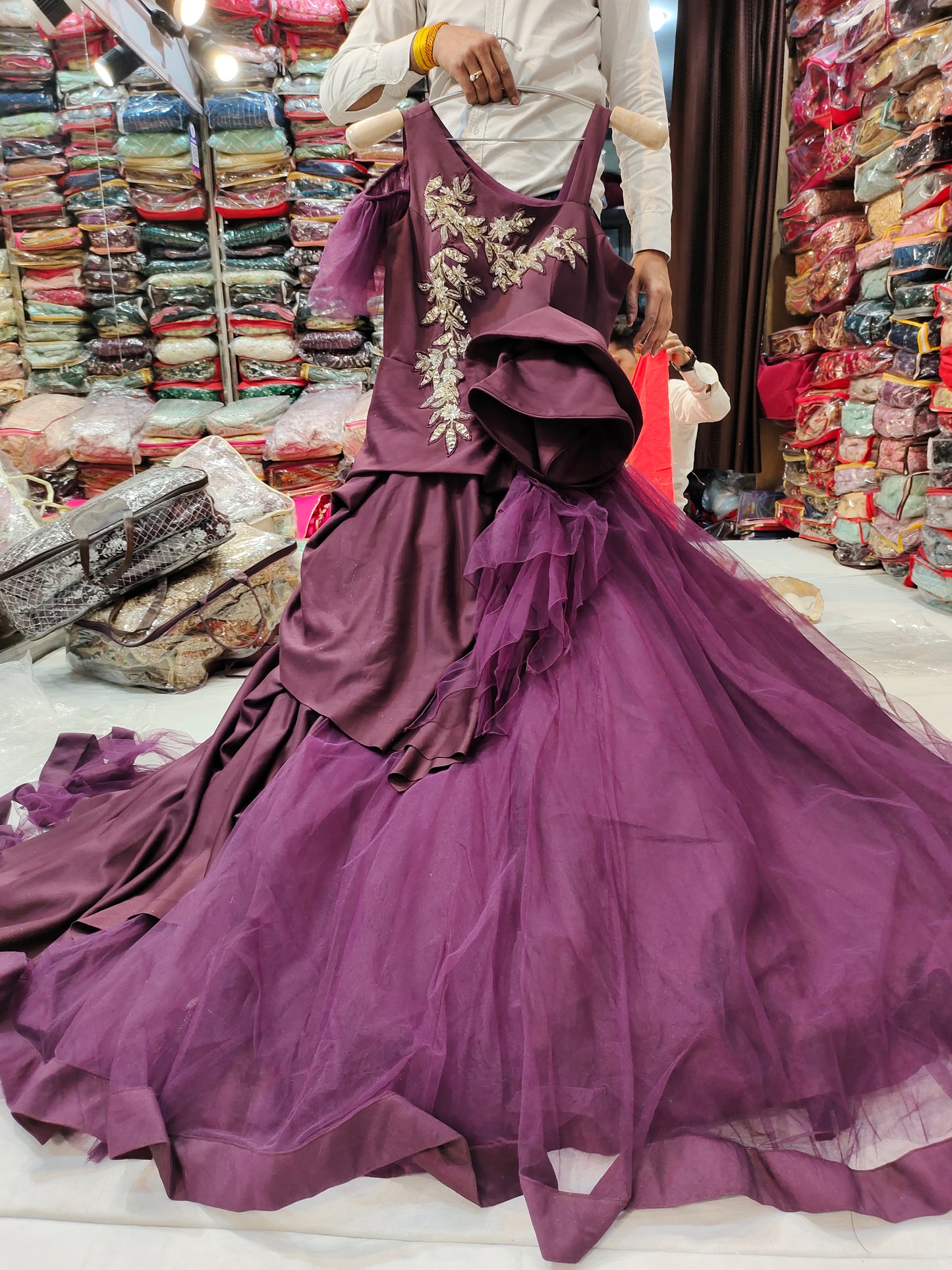 Stunning purple  Gown