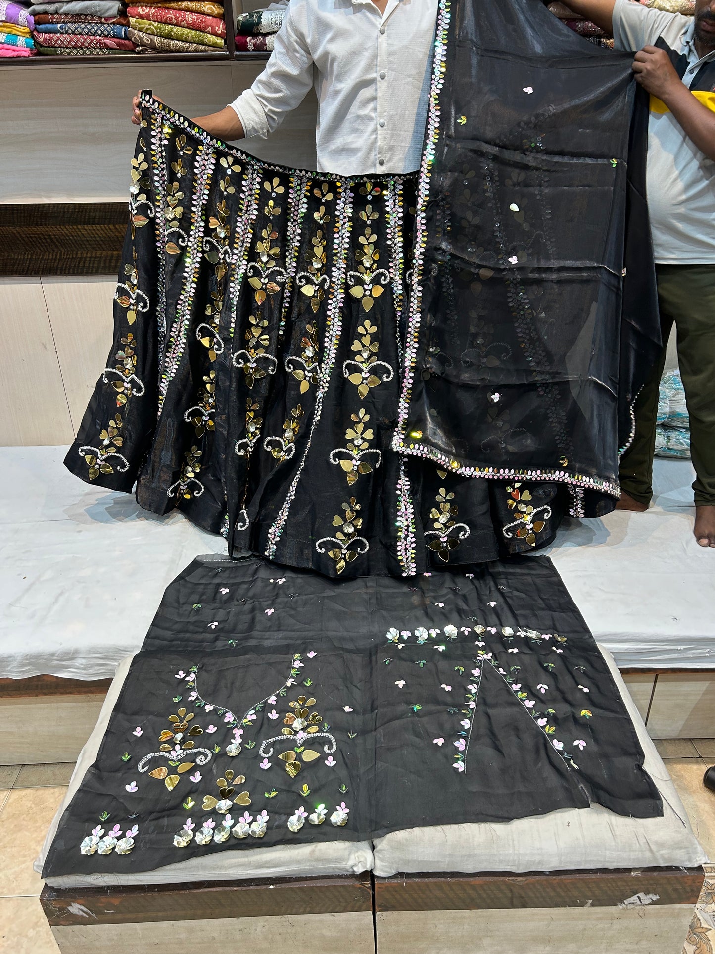 Designer black lehenga 🥰