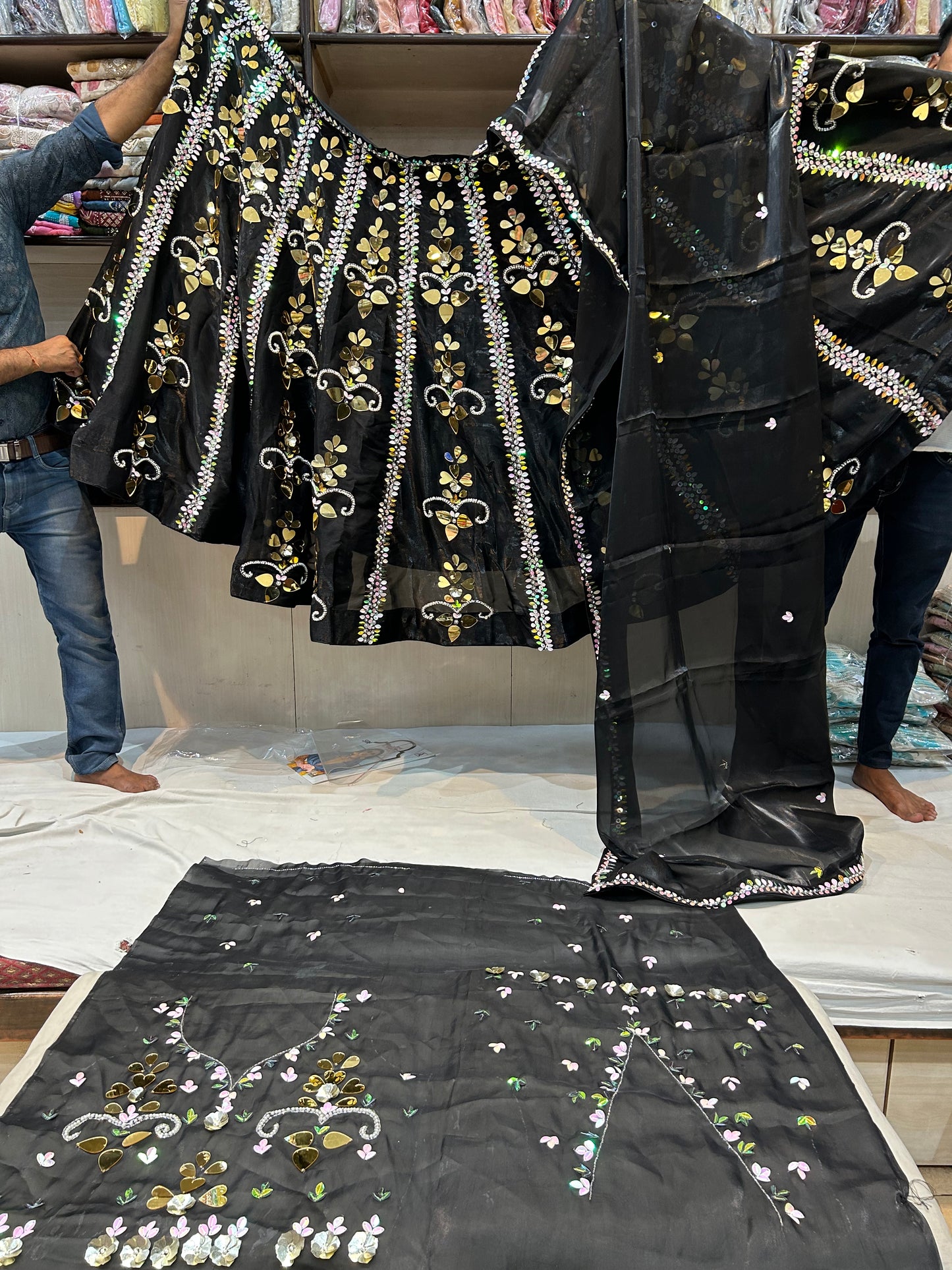 Designer black lehenga 🥰