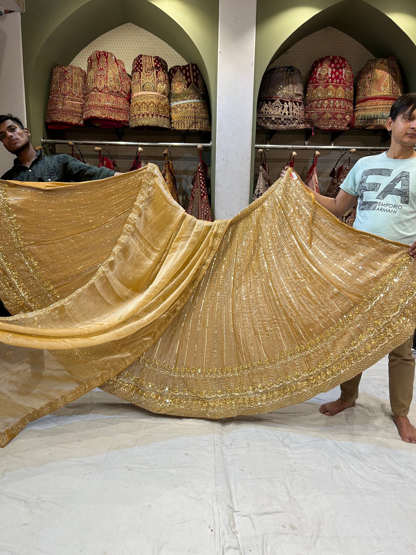 Stunning Golden Lehenga