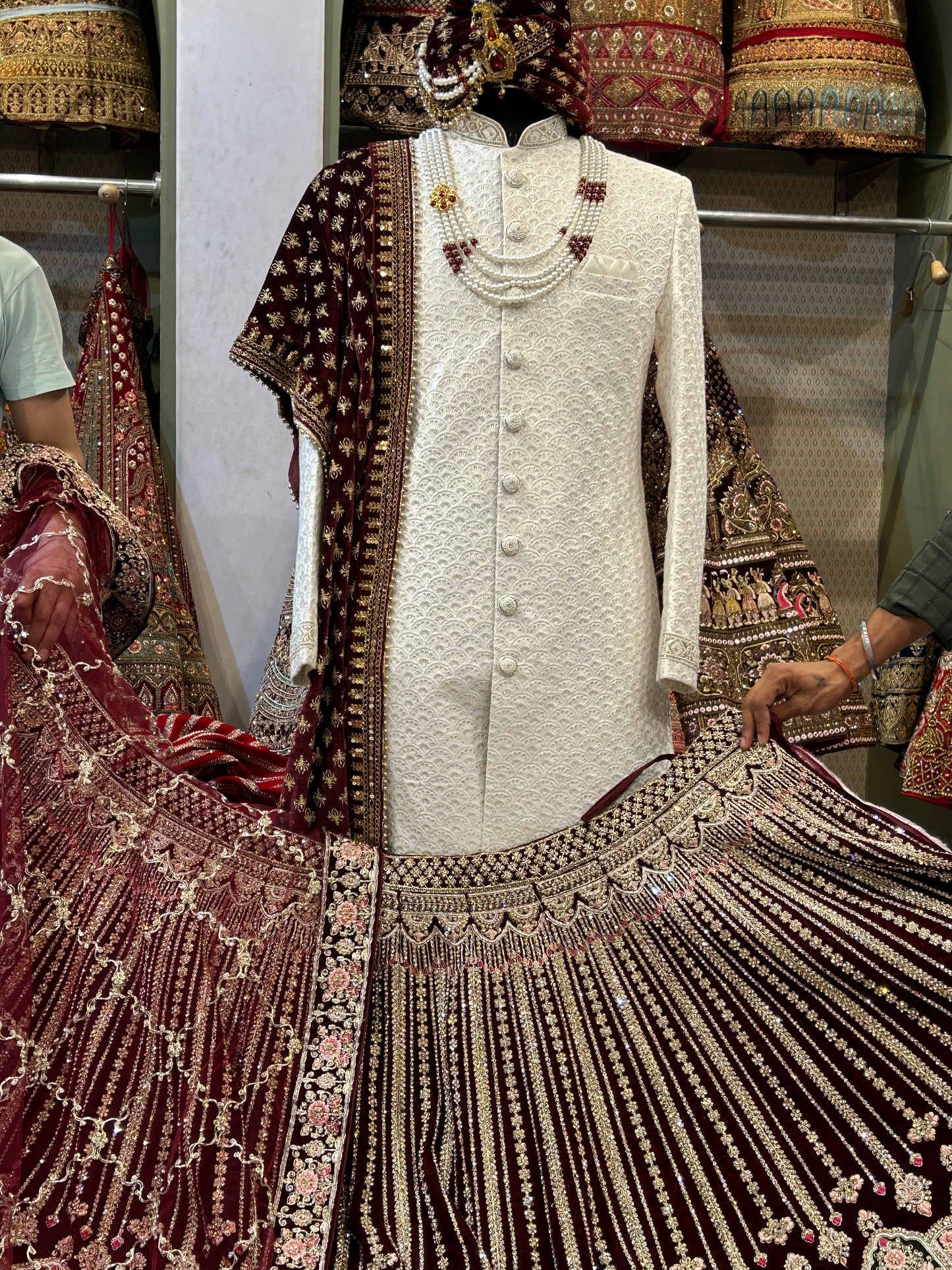 Awesome maroon Lehenga 🥰