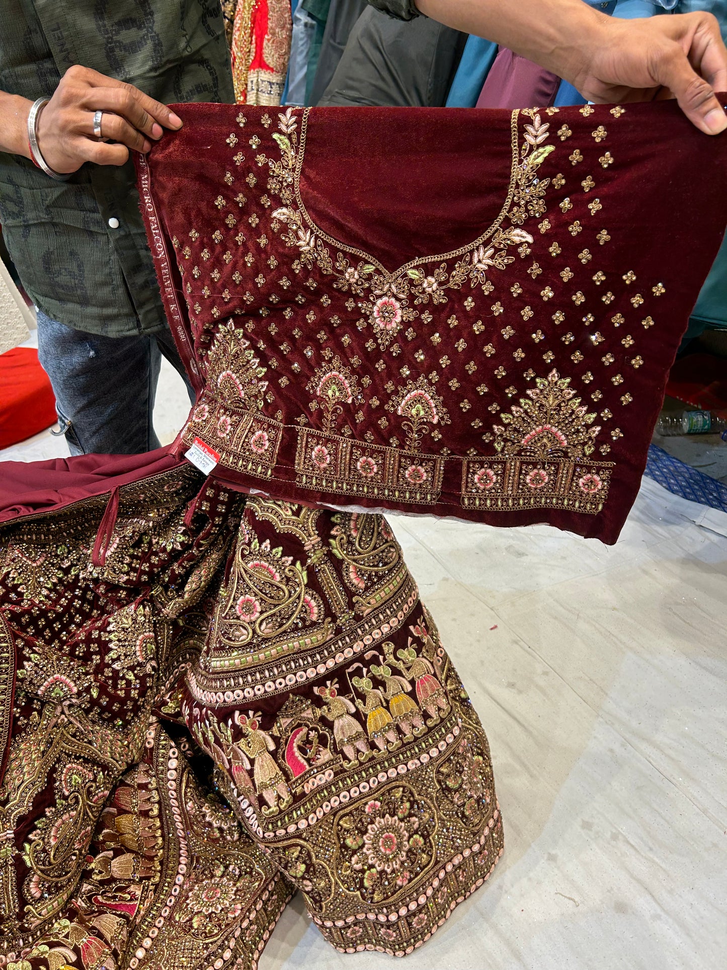 Majestic Red Lehenga