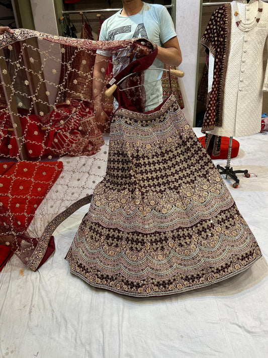 Lovely Red Lehenga